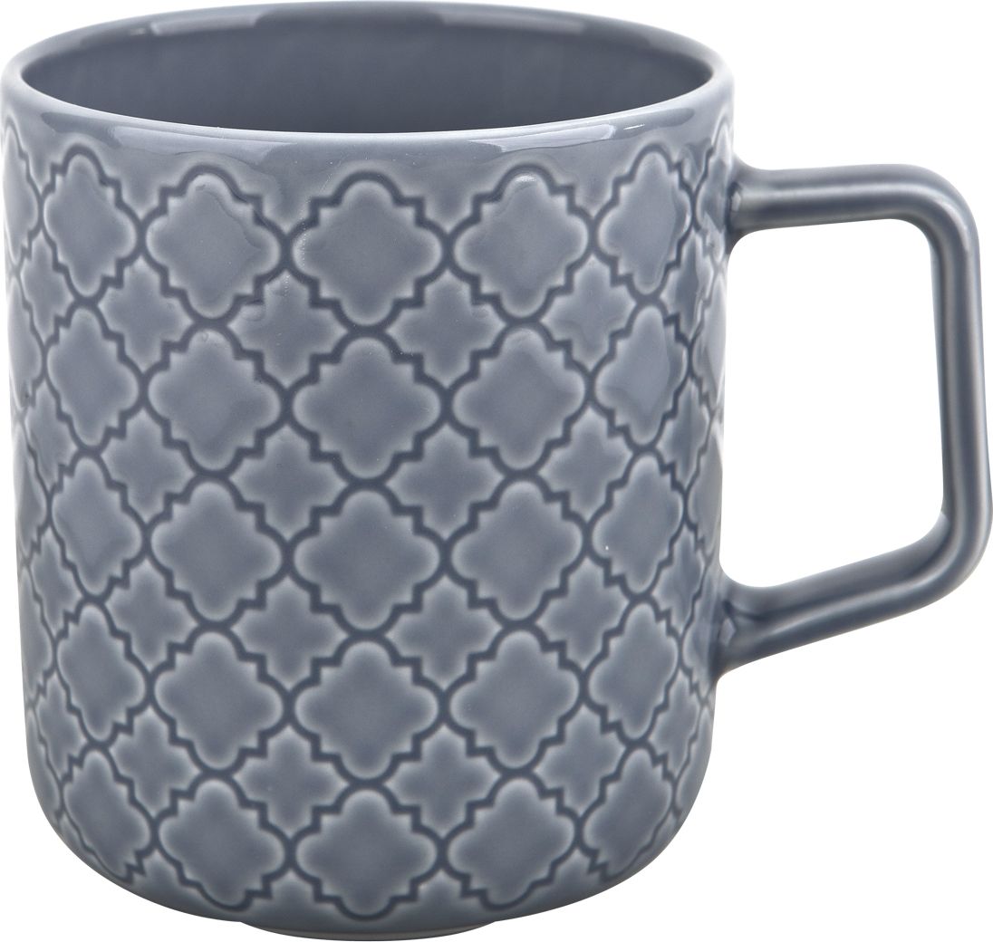 Lubiana Kubek 400 ml Marrakesz szaro-niebieski