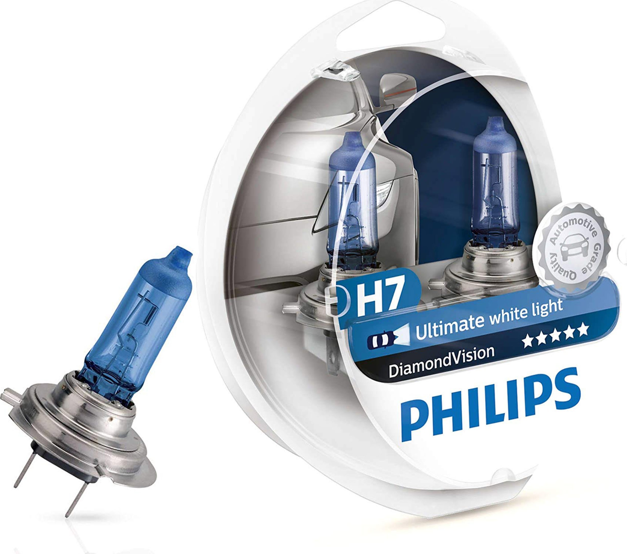 Osram PHILIPS H7 DIAMOND VISION 5000k XENON EFFECT