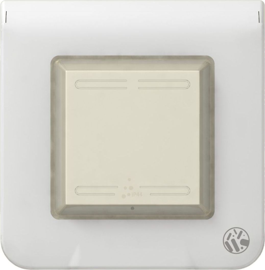 Legrand Ramka pojedyncza Mosaic 2 moduły antybakteryjna IP44 biały antyk (078880)