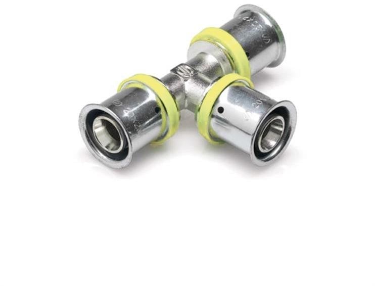 REDUCING TEE 25X2,50 - 16X2,00 - 25X2,50