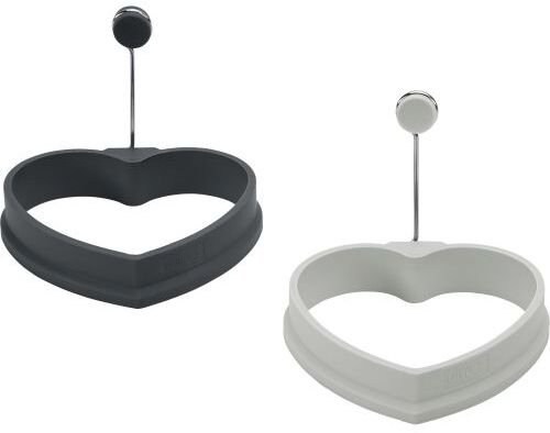 Lurch obręcze do jajek sadzonych w kształcie serca, 2 szt., 10 x 10 cm