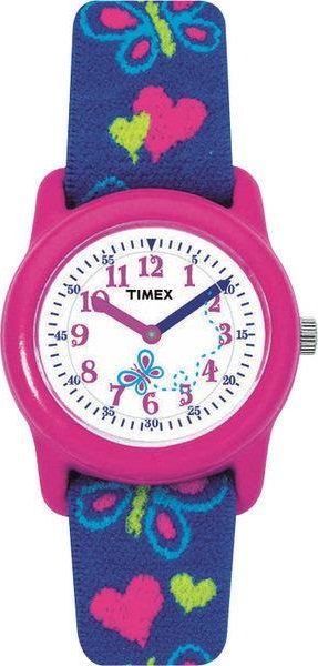 Timex T89001 Kids Analogue dziecięcy niebiesko-różowy