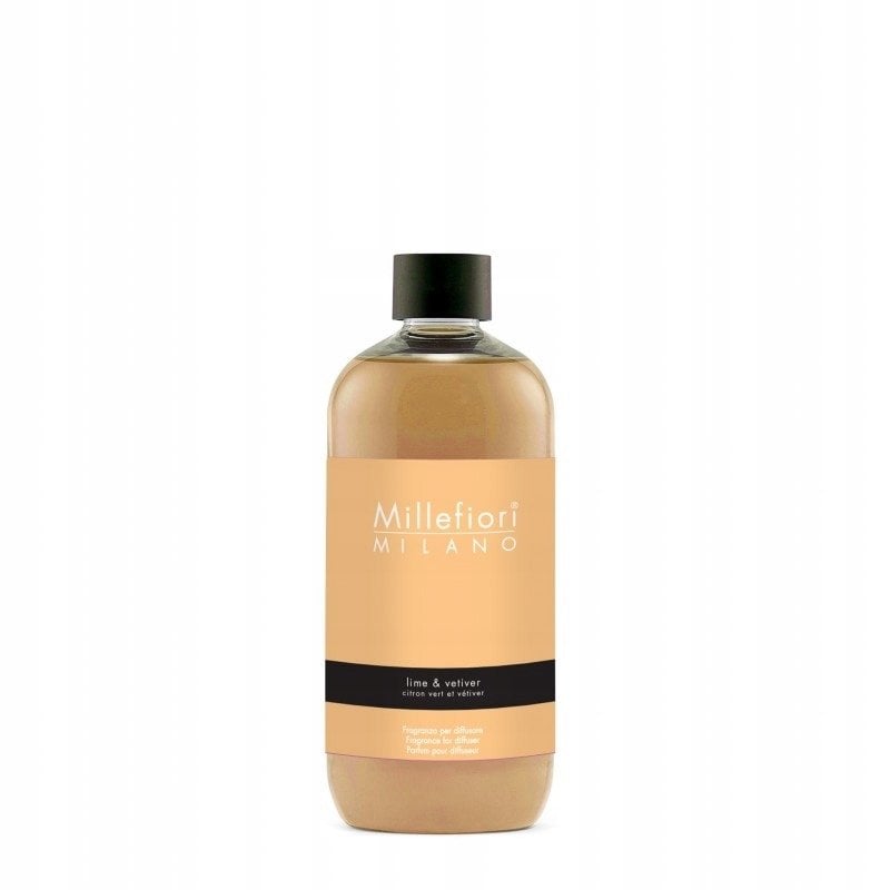 Dyfuzor zapachowy La Casa de los Aromas Millefiori Milano Dyfuzor zapachowy Lime & Vetiver Uzupełnienie 500 ml