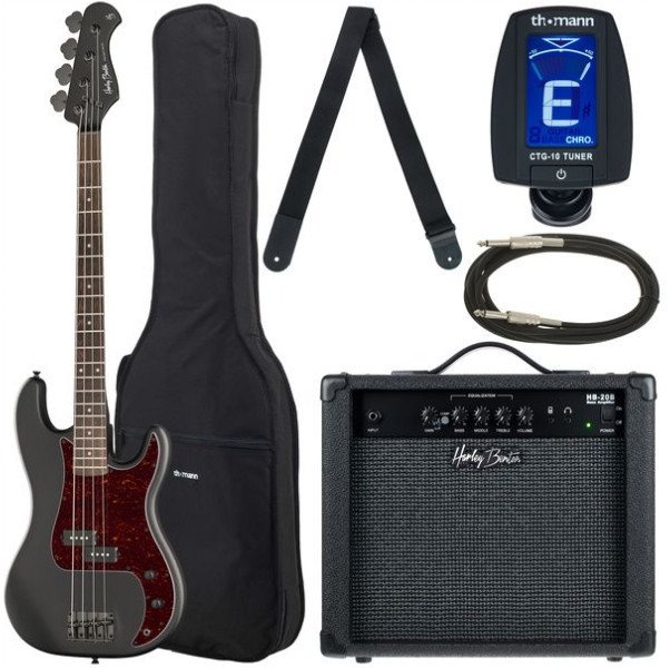Harley Benton PB-20 SBK Standard Set Kompletny Zestaw Basowy z Wzmacniaczem