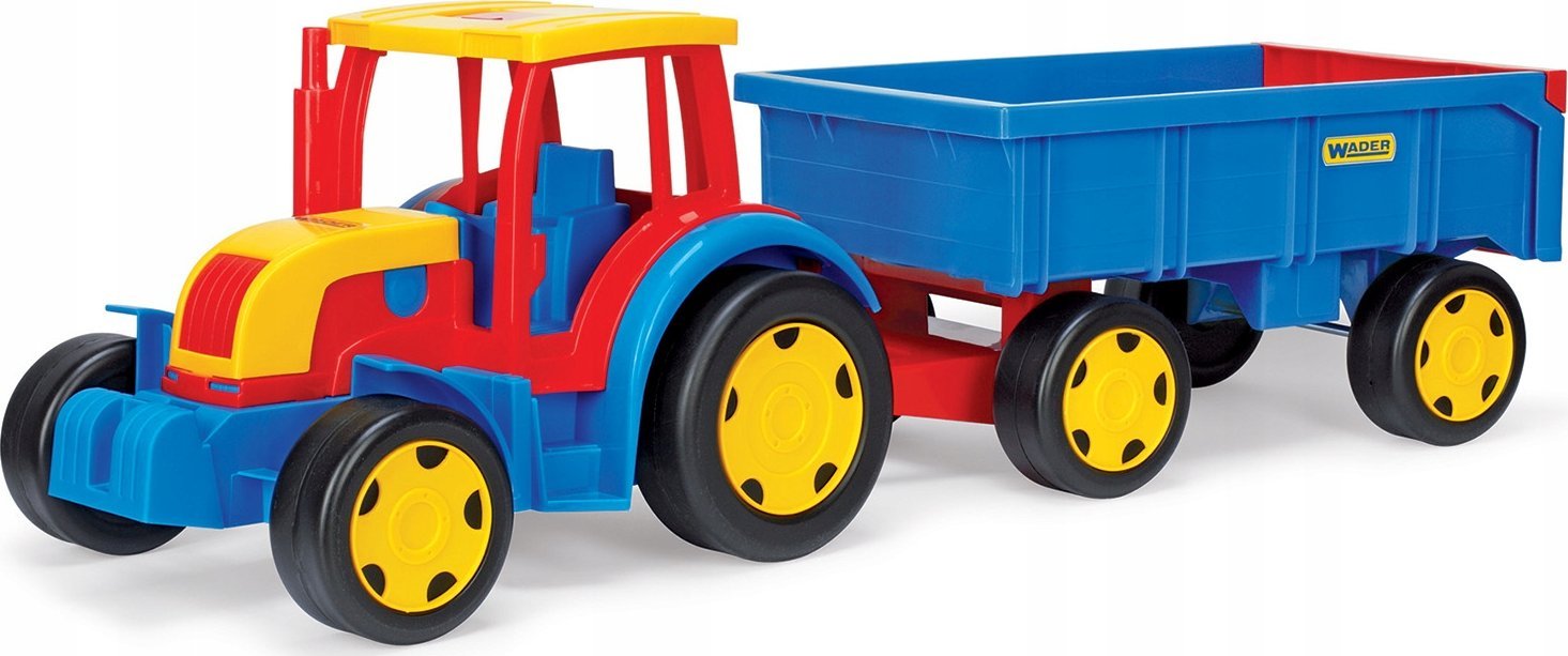 Wader Traktor z przyczepą 120 cm Gigant pudełko
