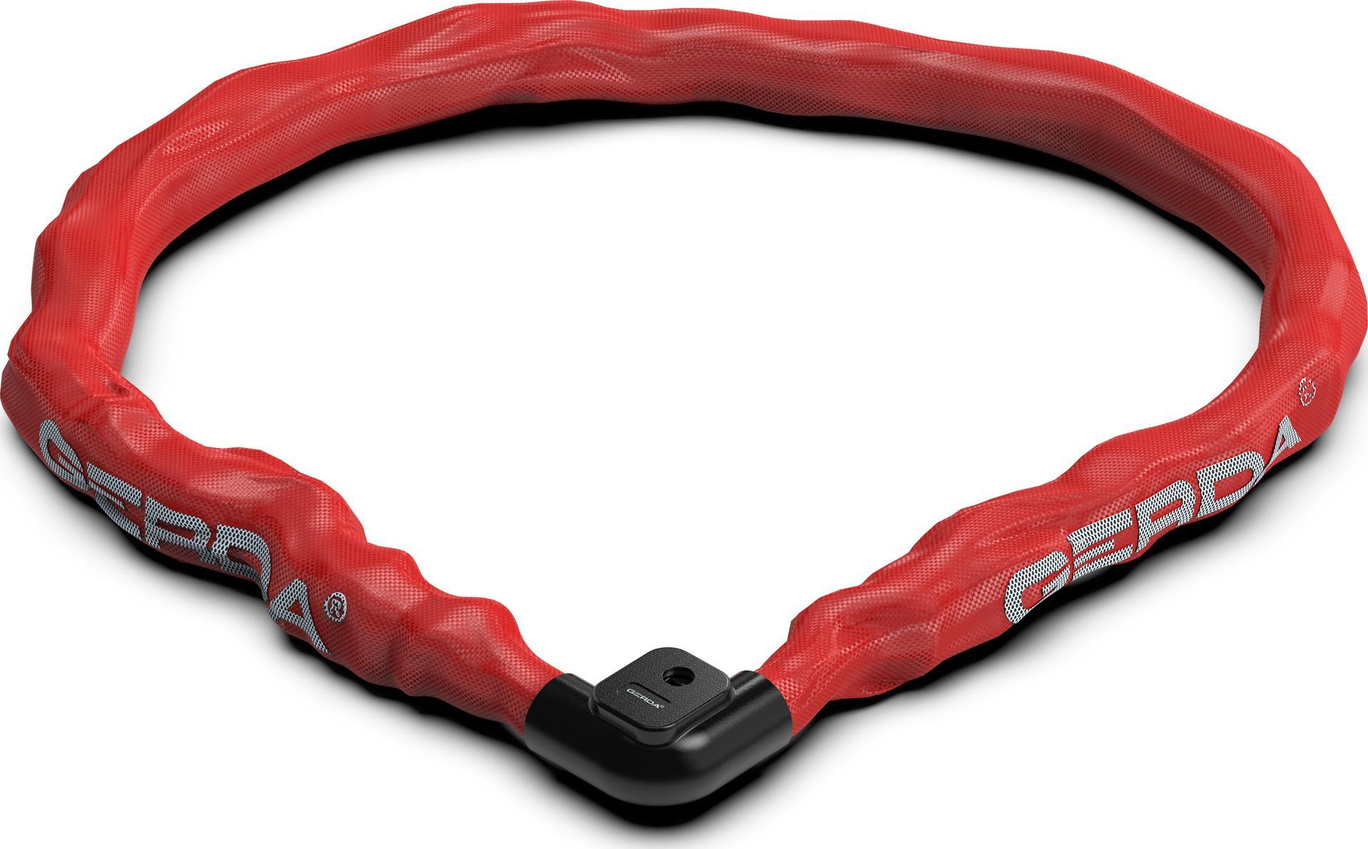 Gerda Zapięcie rowerowe GERDA Armored Flex 1500/22 - czerwone Uniwersalny