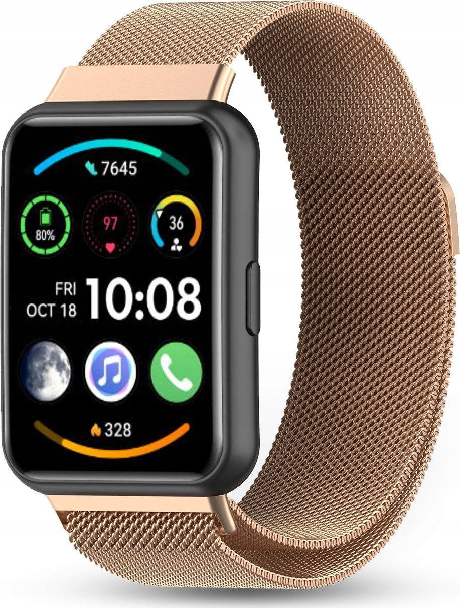 PASEK OPASKA BRANSOLETA DO HUAWEI WATCH FIT 2 | STAL RÓŻNE KOLORY - PREMIUM