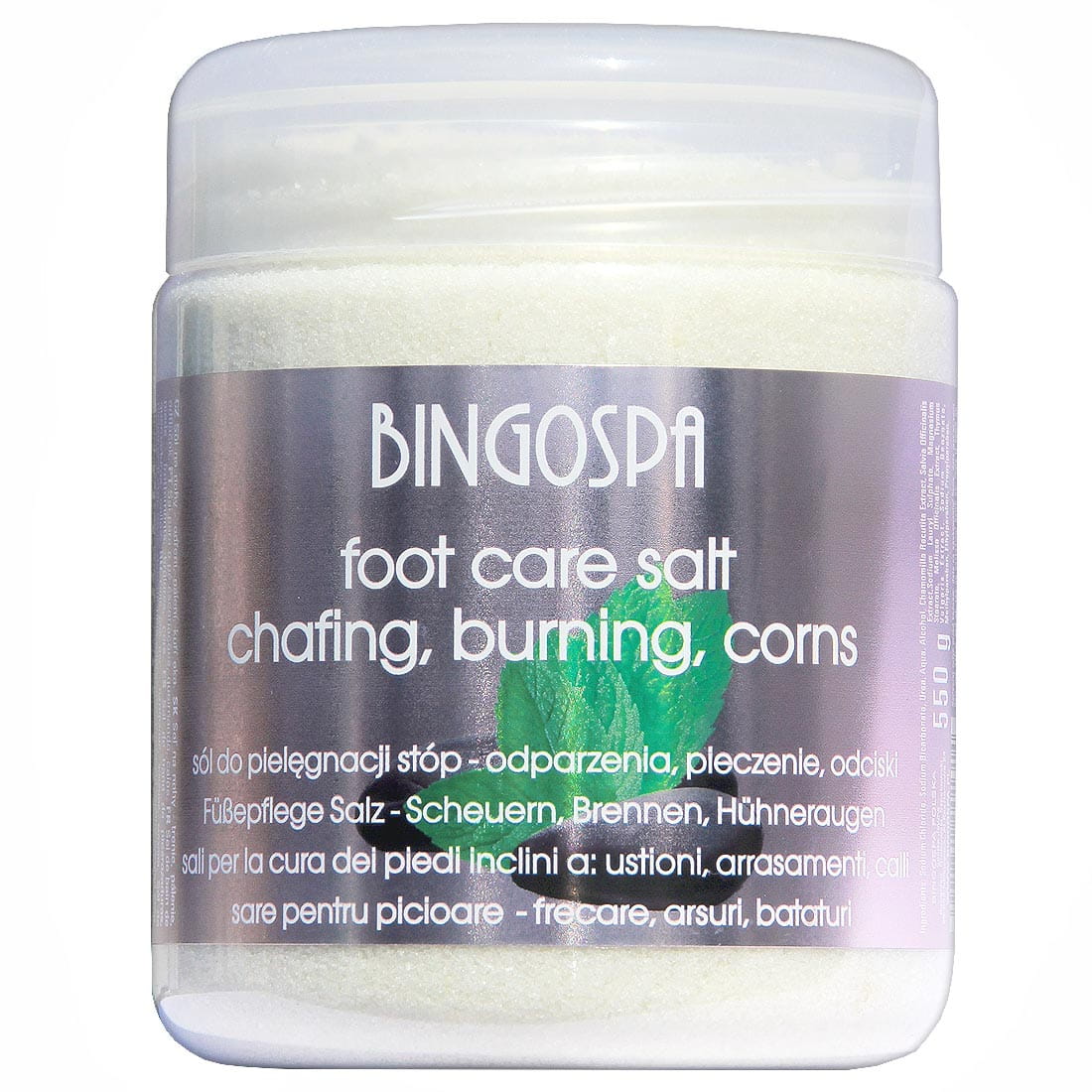 BingoSpa Sól do stóp ze skłonnościami do odparzenia i pieczenie 550g