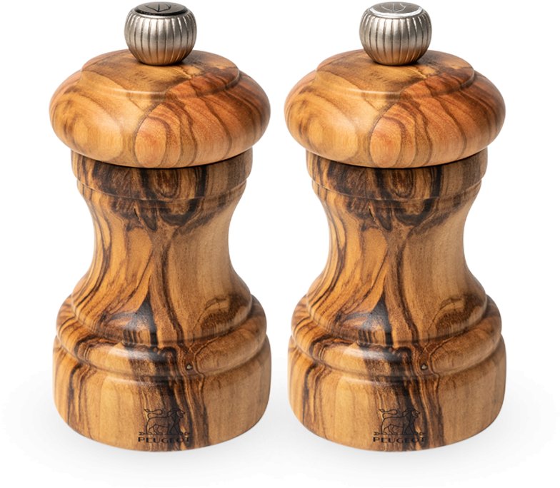 Peugeot Bistro Pfeffer- und Salzmühle 10 cm Duo Olivenholz