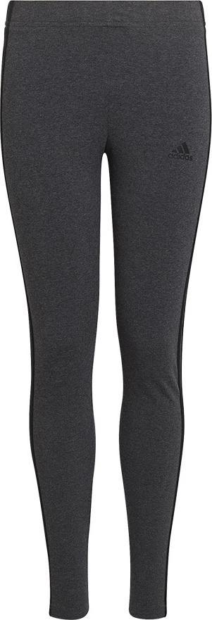 Adidas Legginsy adidas 3S Leg Jr HB7937 HB7937 szary 140 cm