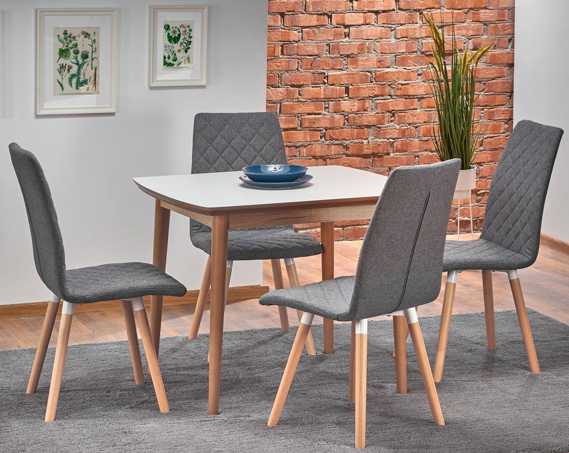 Elior Skandynawski stół drewniany Heko - biały