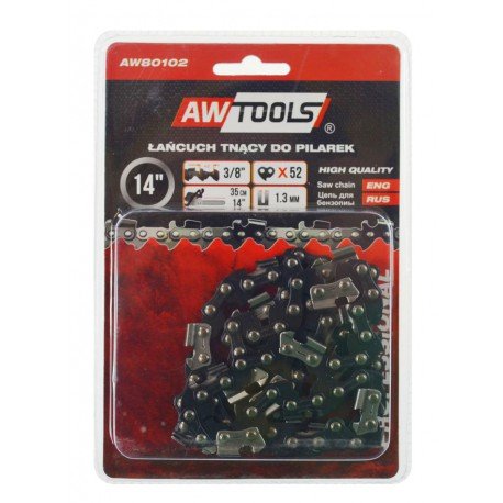 AWTools Łańcuch tnący do pilarki 35cm 14" 3/8" 1,3mm 52-ogniwa do CS450 (AW80102)