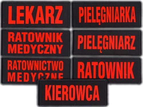 Polska Firma Emblemat funkcyjny FLUO na rzepie 13 x 5 cm
