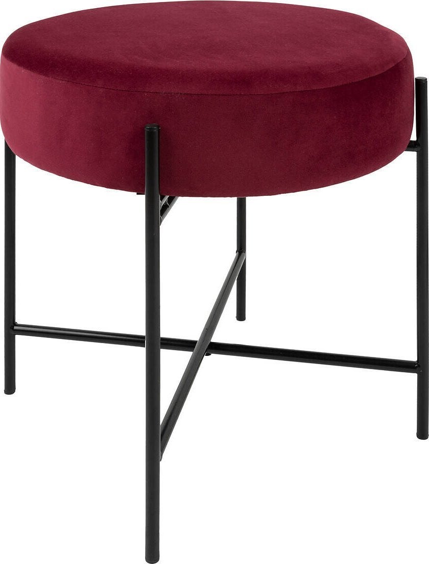 Atmosphera Taboret welurowy ARTY, Ø 47 cm