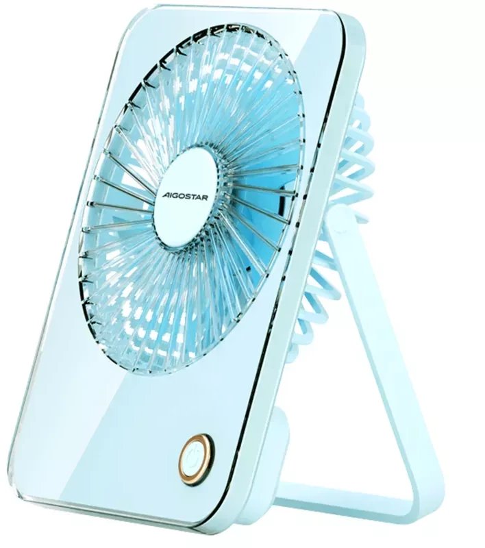 Wentylator biurkowy 12.5cm bezprzewodowy silny wiatr, przenośny cichy