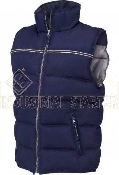 INDUSTRIAL STARTER OCEAN 04065 - lekka kamizelka ocieplana o świeżym i sportowym charakterze - czarny L