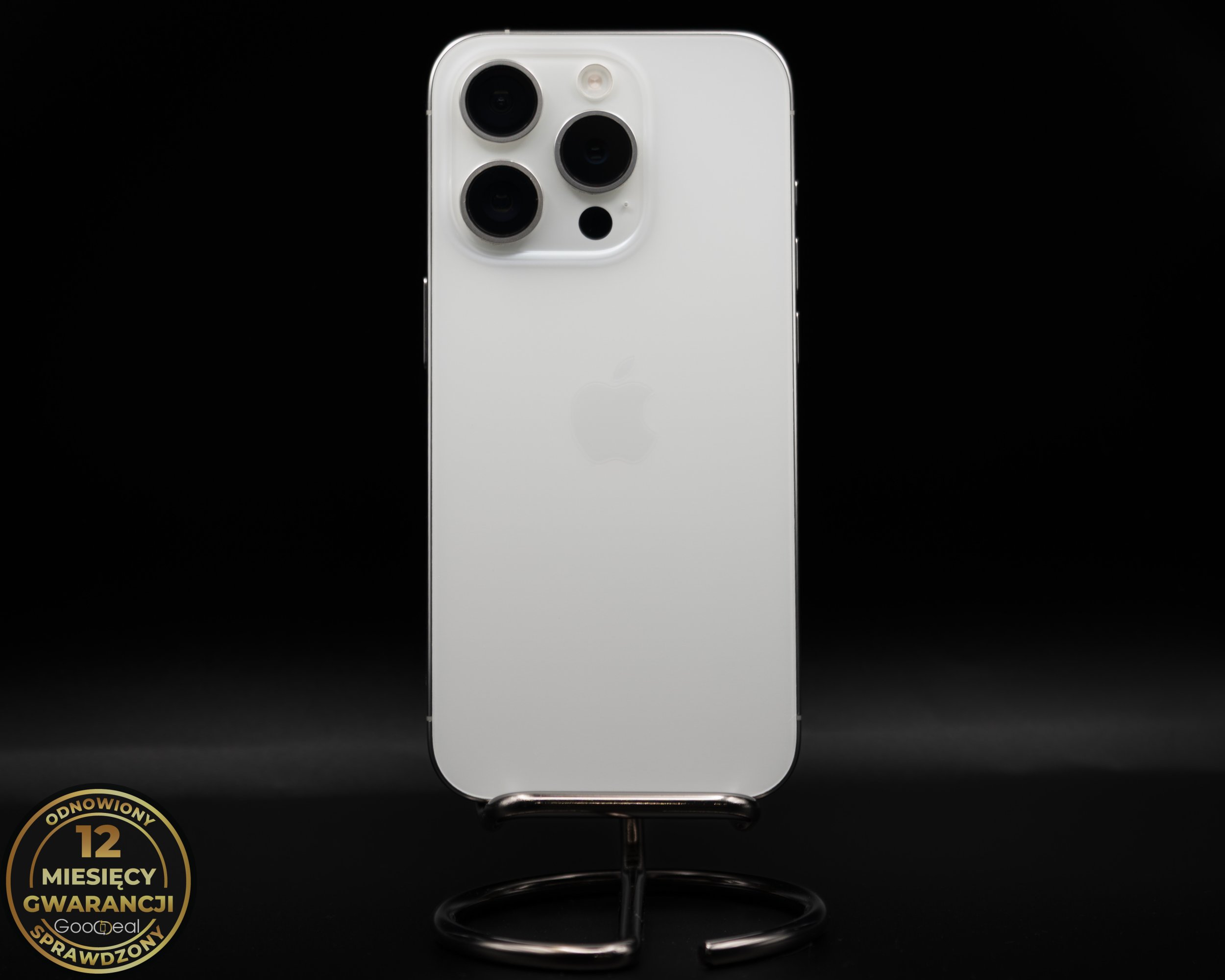 Apple iPhone 15 Pro 128GB White| Stan: Bardzo Dobry | Bat: 90% POLEASINGOWY