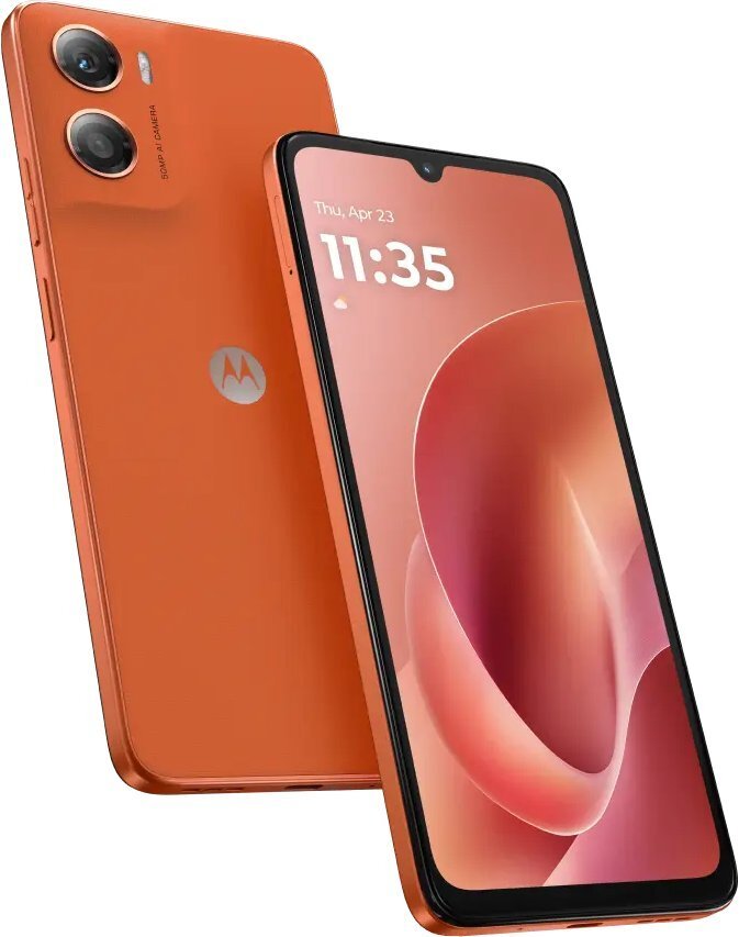 Smartfon Motorola Moto G06 4/256GB Pomarańczowy (PBA20012SE)