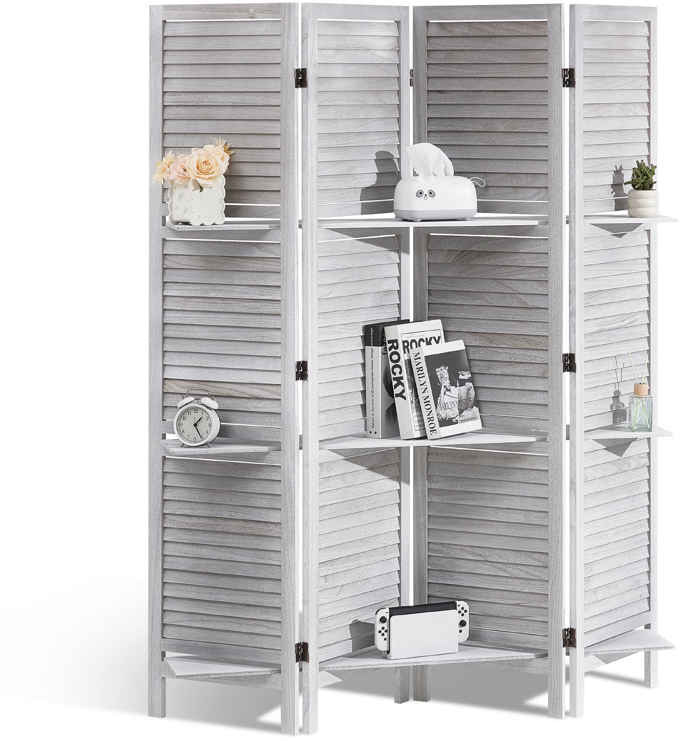 Drewniany Parawan Pokojowy 4-panele