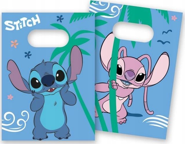 GoDan Torebki papierowe Stitch & Angel Disney, (FSC), 4 szt. 96915