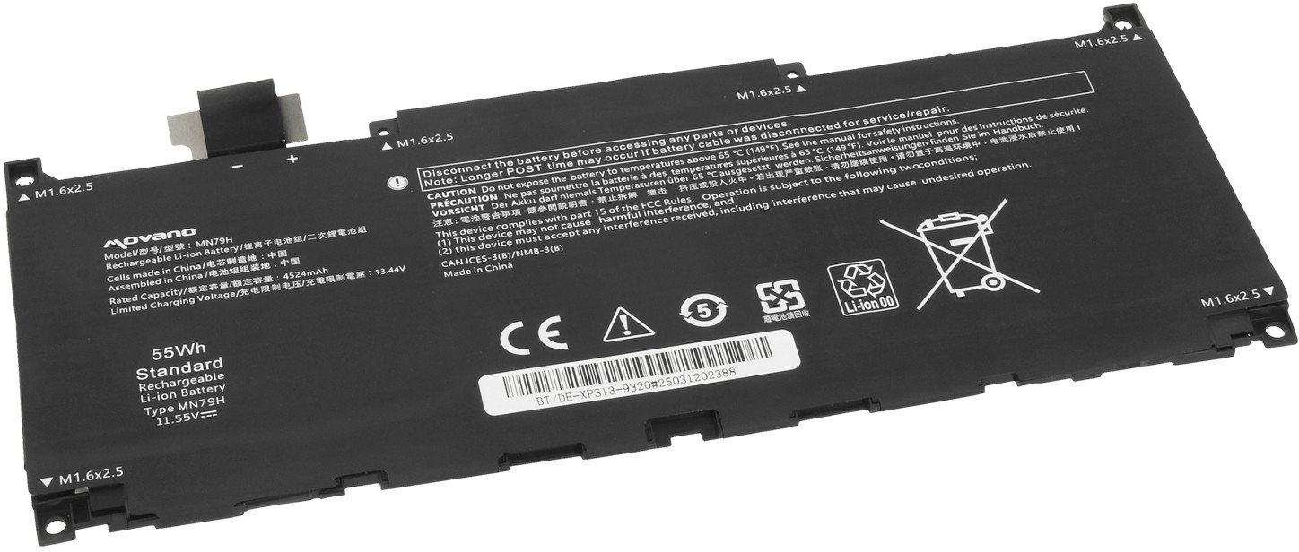 Bateria MN79H J7H5M NXRKW Dell XPS 13 Plus 9320 XPS 13 9340 XPS 13 9345
