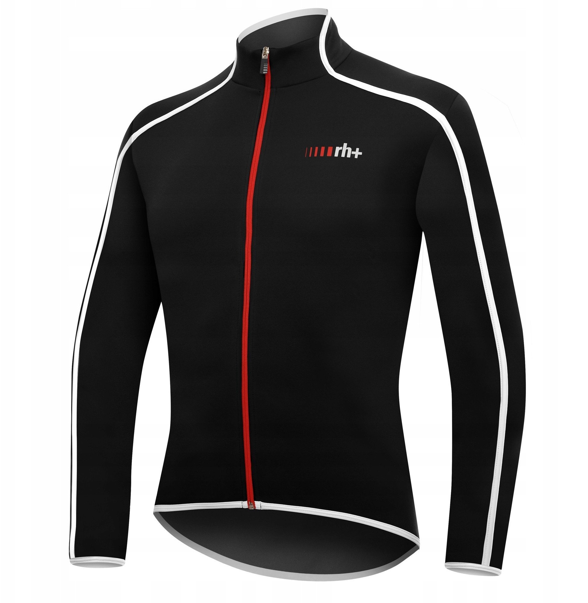 Koszulka rowerowa zeroRH+ Prime LS FZ BLACK-WHITE - XXL