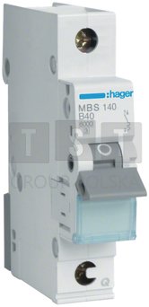 MBS132 MCB Wyłącznik nadprądowy Icn=6000A 1P B 32A QuickConnect MBS132