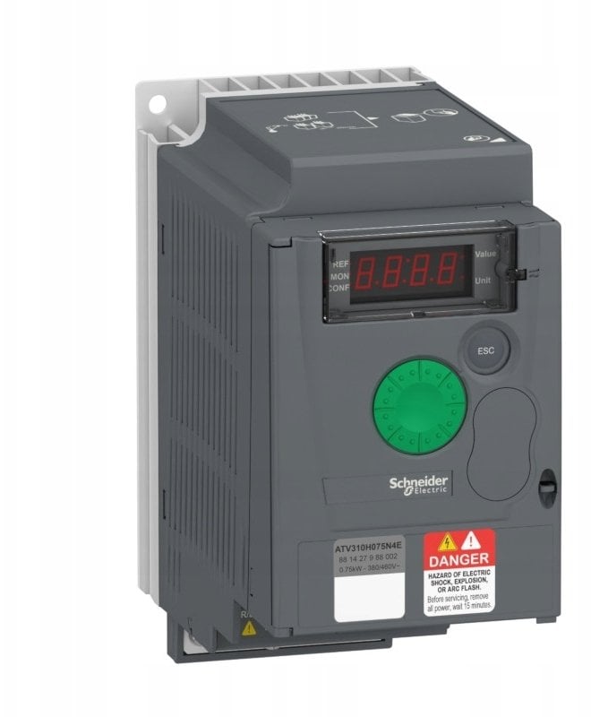 Easy Altivar Przemiennik częstotliwości 310 0.75 kW 3f 380...460V bez filtra EMC IP20 ATV310H075N4E