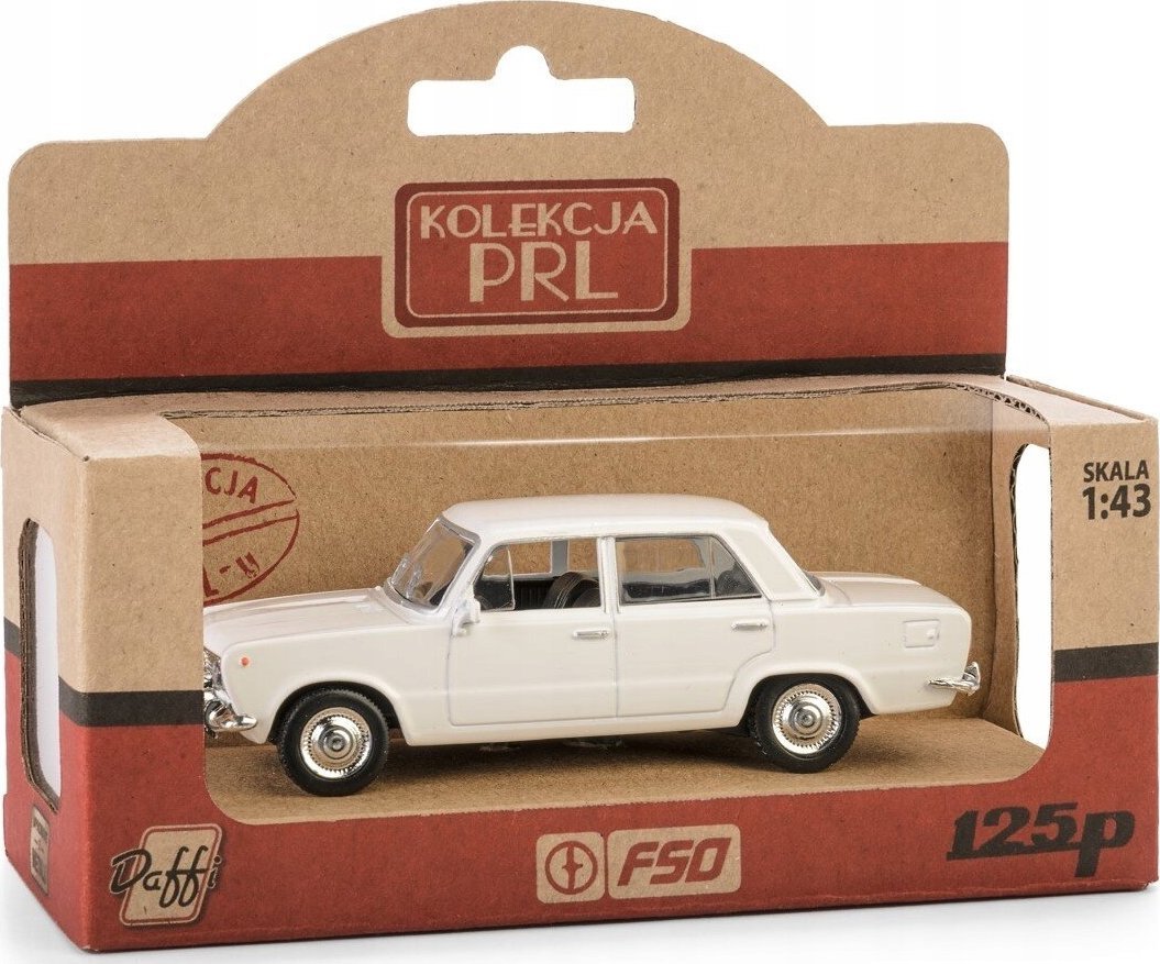 Daffi Pojazd PRL FIAT 125P - Biały