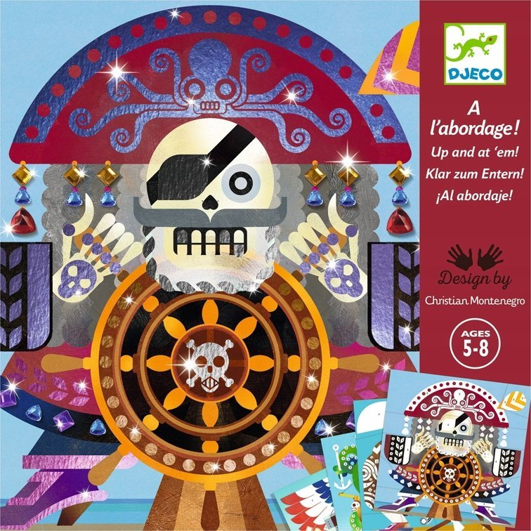 Djeco Folijos paveiksliukai - Piratai