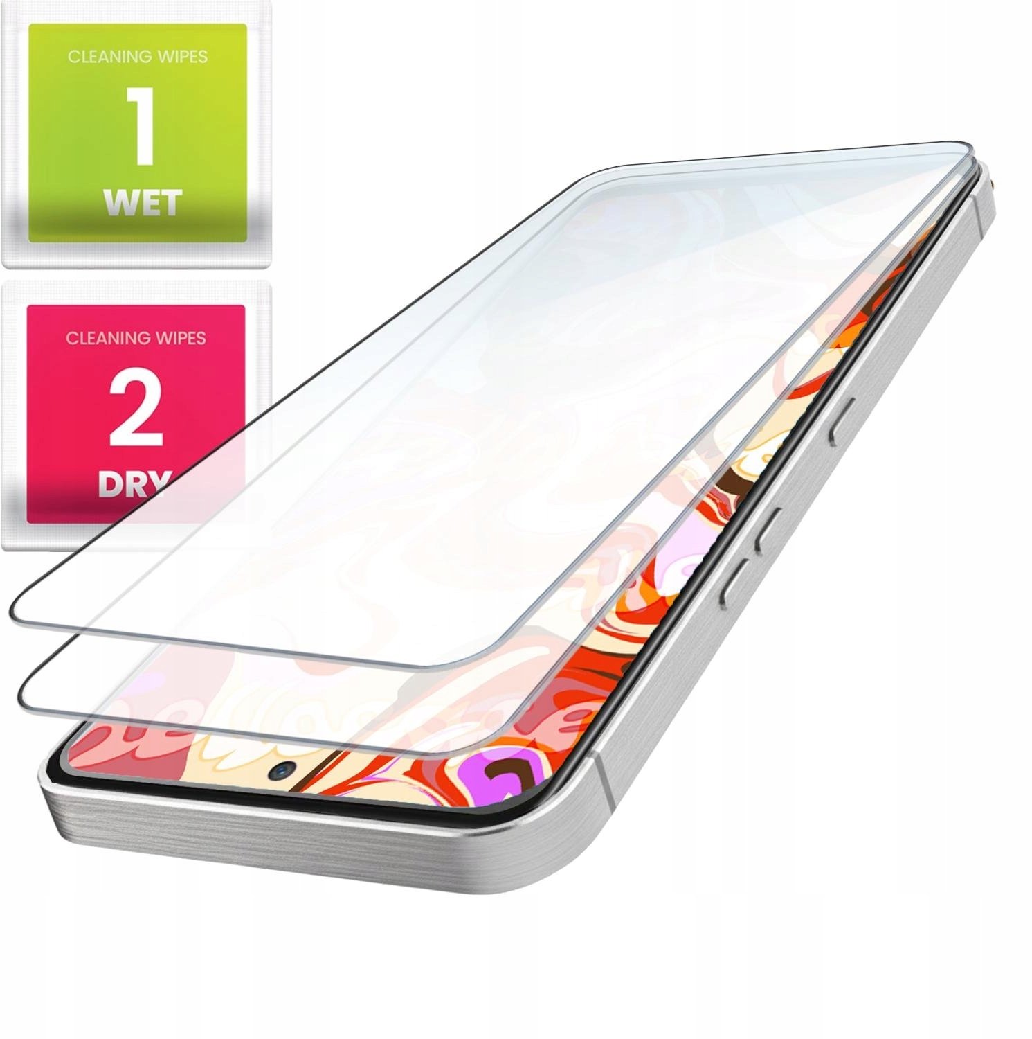 Hello Case 2-PAK Szkło Hartowane Do Realme 14 Pro Plus / 14 Pro (Płaskie, 2.5D, 9H)