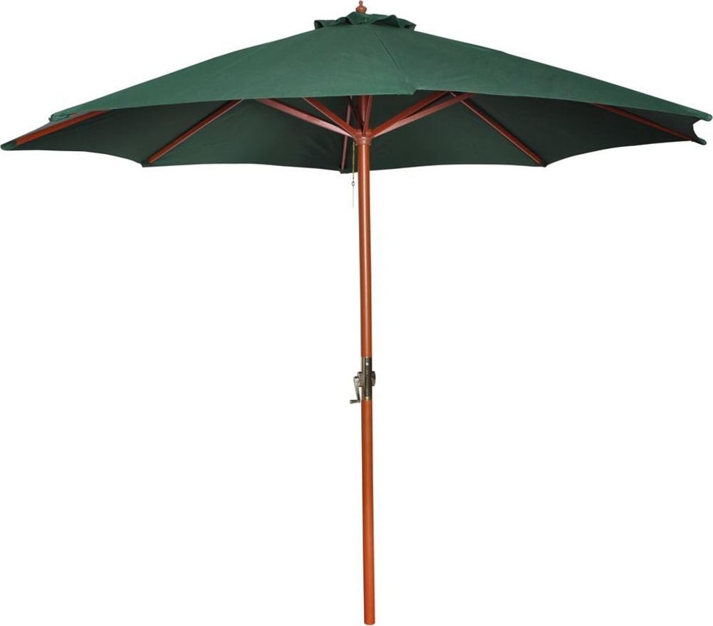vidaXL Parasol przeciwsłoneczny w kolorze zielonym o wysokości 258 cm.
