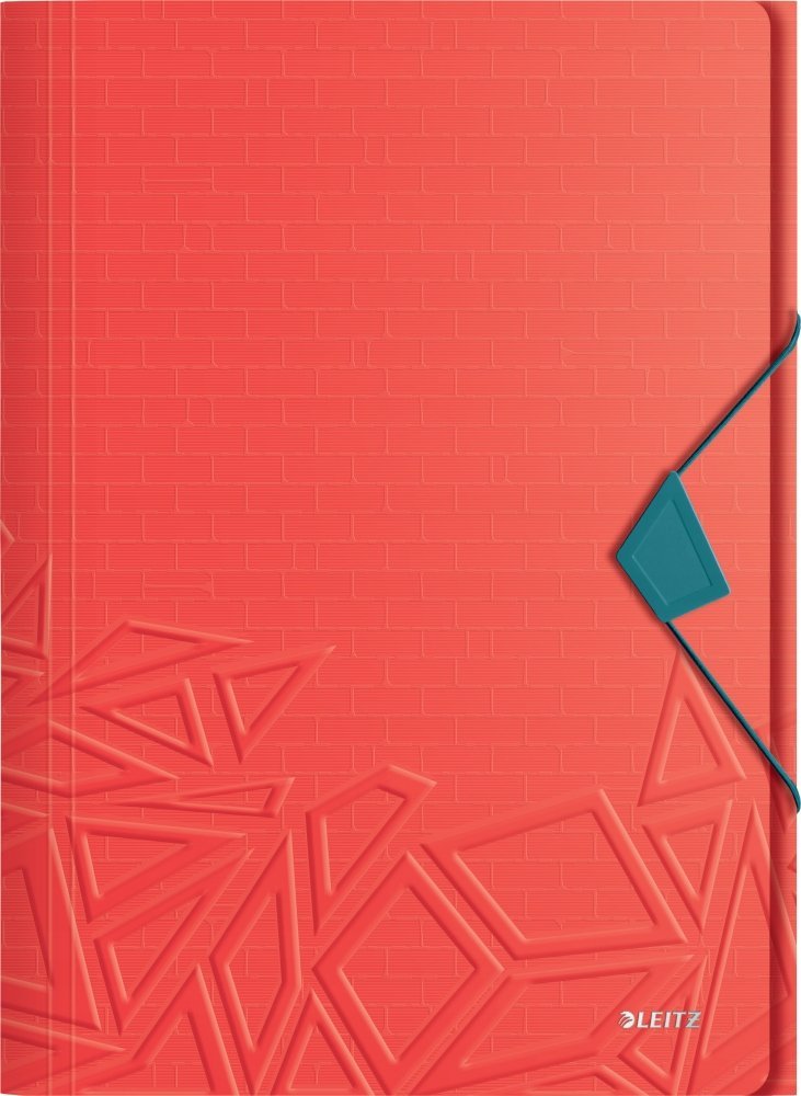Leitz TECZKA Z ZAK� URBAN CHIC A4 PP CZERWONA