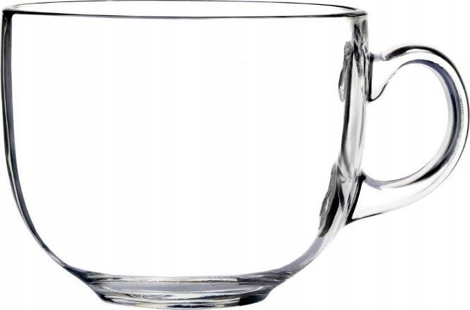 Galicja DUŻA SZEROKA FILIŻANKA SZKLANA JUMBO 450ML GALICJA