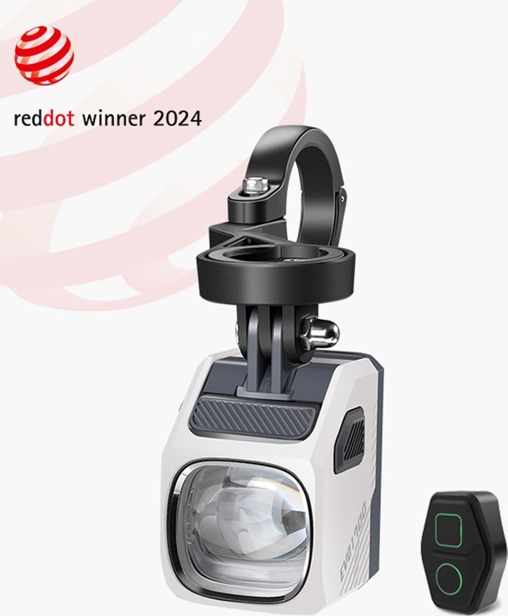 MAGICSHINE Lampka przednia MAGICSHINE EVO 1700 WHITE, 1700 lumenów, Biała, Z Uchwytem (NEW)