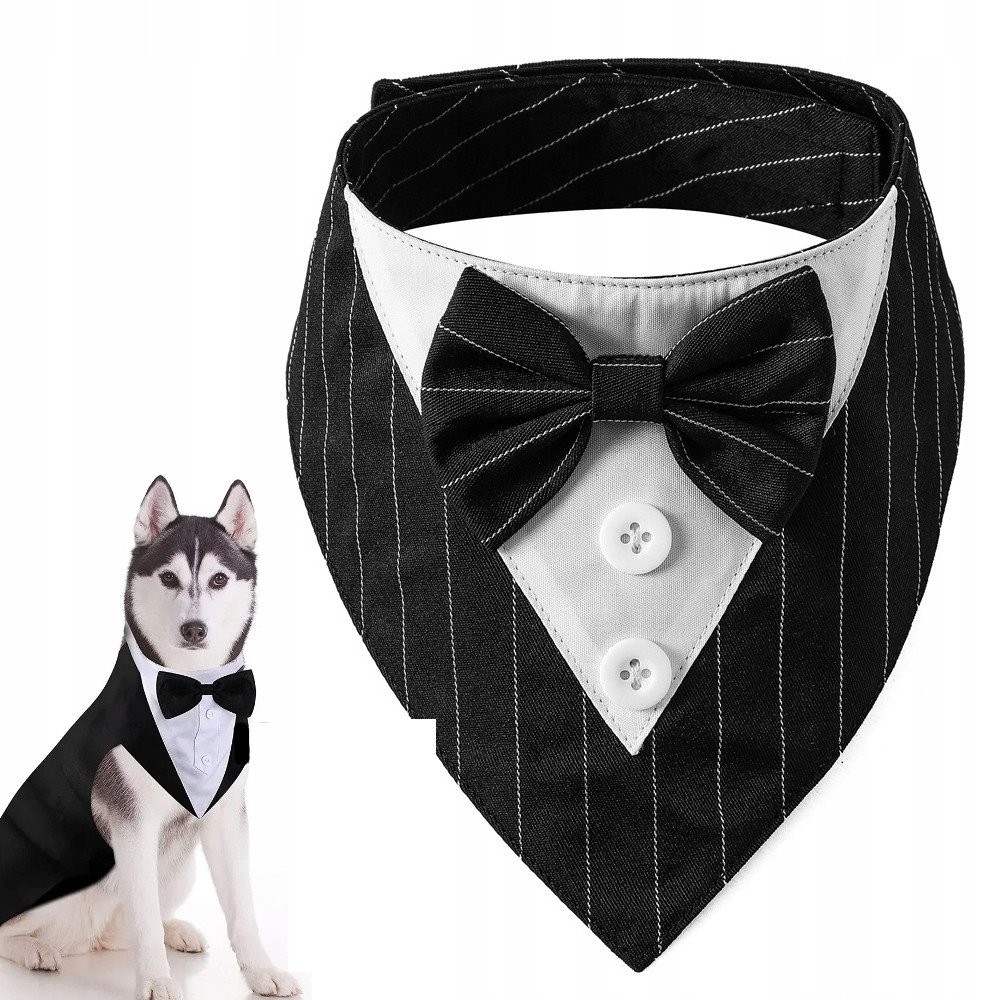 MUCHA GARNITUR DLA PSA KOTA Uniwersalny na rzep ELEGANCKi STRÓJ rozmiar M