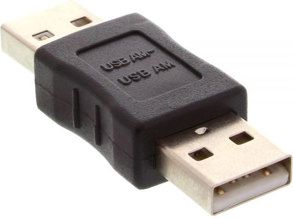Adapter USB InLine USB - USB Czarny (33441)