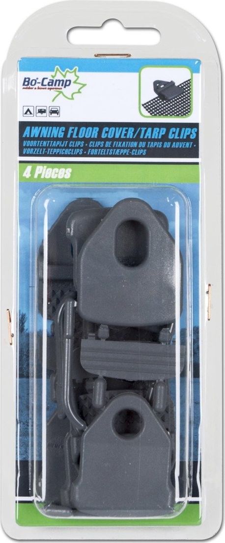 Bo-Camp Klipsy do dywanu wykładziny podłogi 4szt uniwersalny