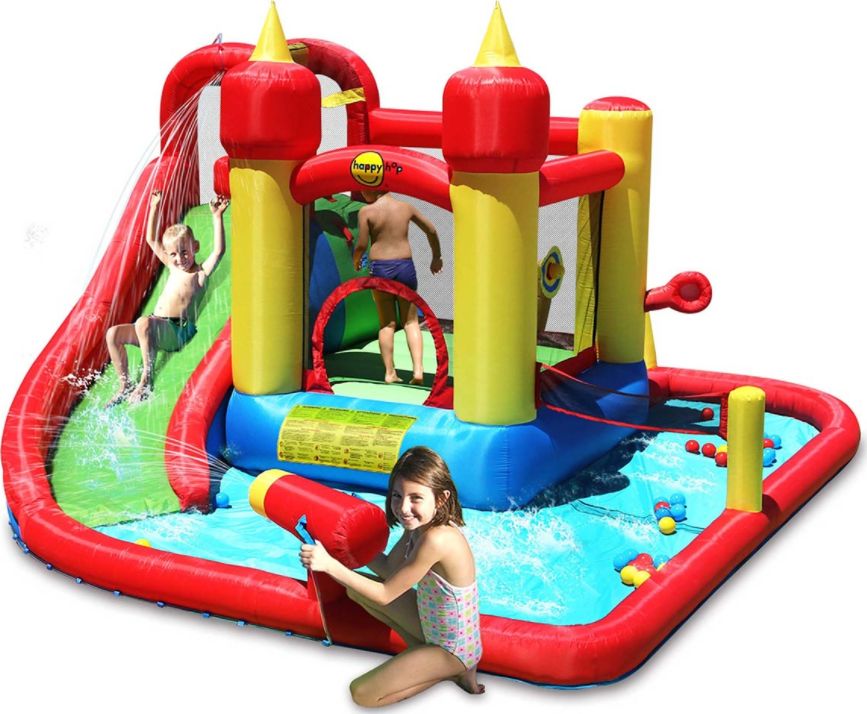 DK Wodne Szaleństwo 9w1 Dmuchaniec Zamek Dmuchany HappyHop Zjeżdzalnia Trampolina