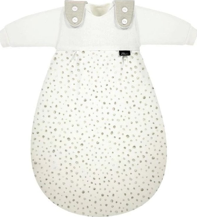 Alvi ALVI Baby-Mäxchen, Śpiworek 3-częściowy Jersey Aqua Dot 62/68