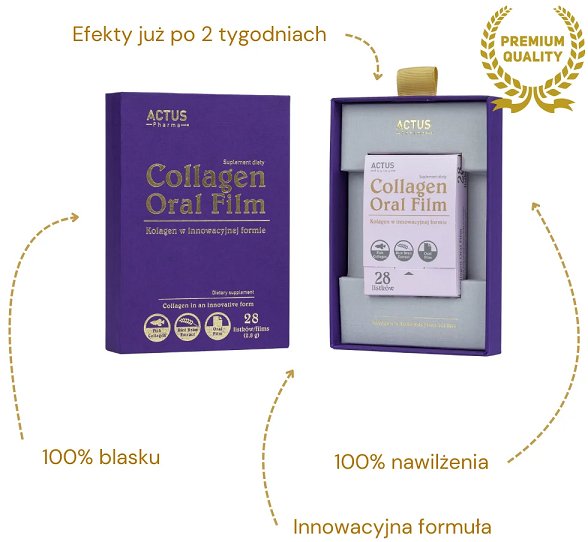 Collagen Oral Film. Pakiet 14 dni 28 sztuk