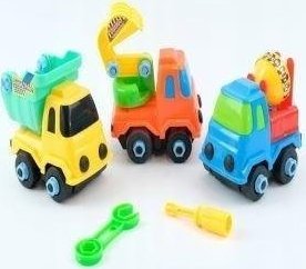 Maksik Zestaw aut ze śrubokrętem i kluczem do rozkręcania