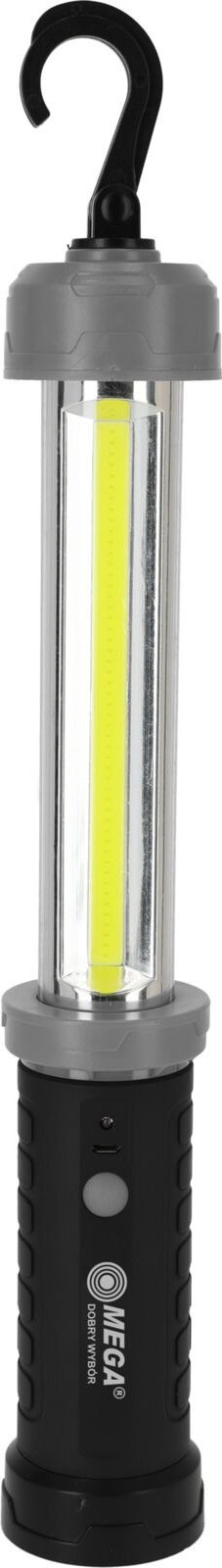 Mega Latarka warsztatowa, 3w, cob, aku, usb-c, 600lm, magnes