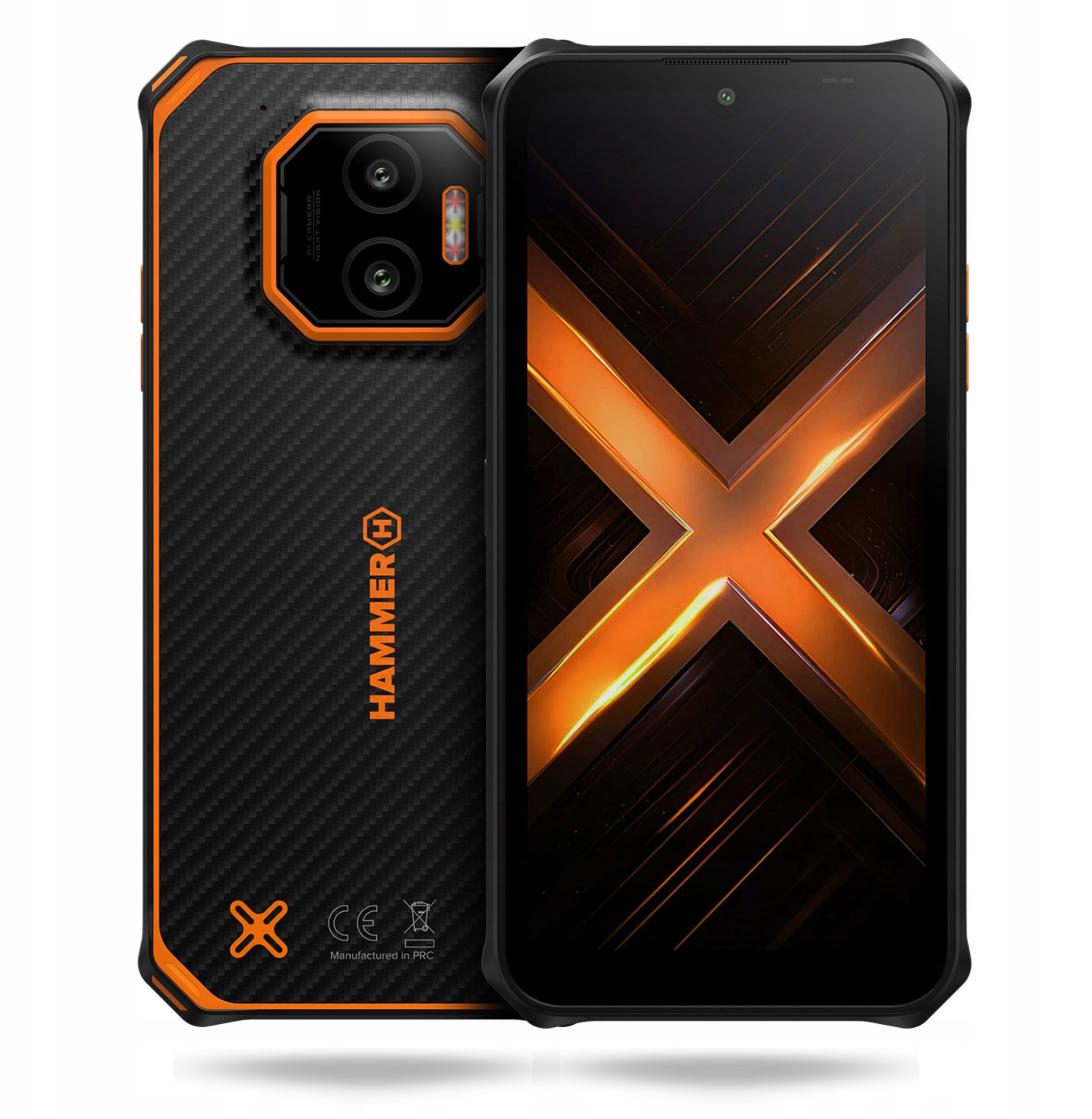 Hammer Energy X2 | Orange | 6.1 " | IPS | 1560 x 720 pixels | Mediatek | Internal RAM 6 GB | 128 GB | Dual SIM | 4G | Main camera resolution 50 MP | A