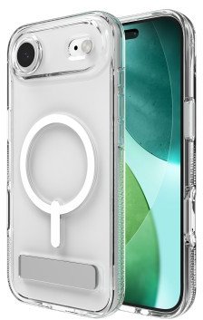 Zagg Crystal Palace Snap KS - etui z podstawką do iPhone 17 Air kompatybilne z MagSafe (clear)