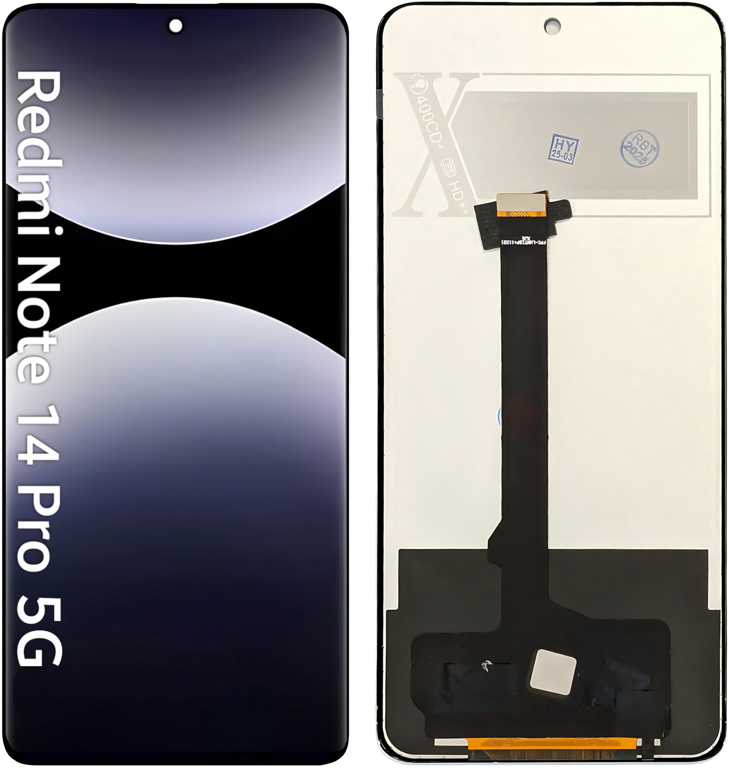 WYŚWIETLACZ EKRAN LCD SZYBKA DOTYK DO XIAOMI REDMI NOTE 14 PRO 5G INCELL