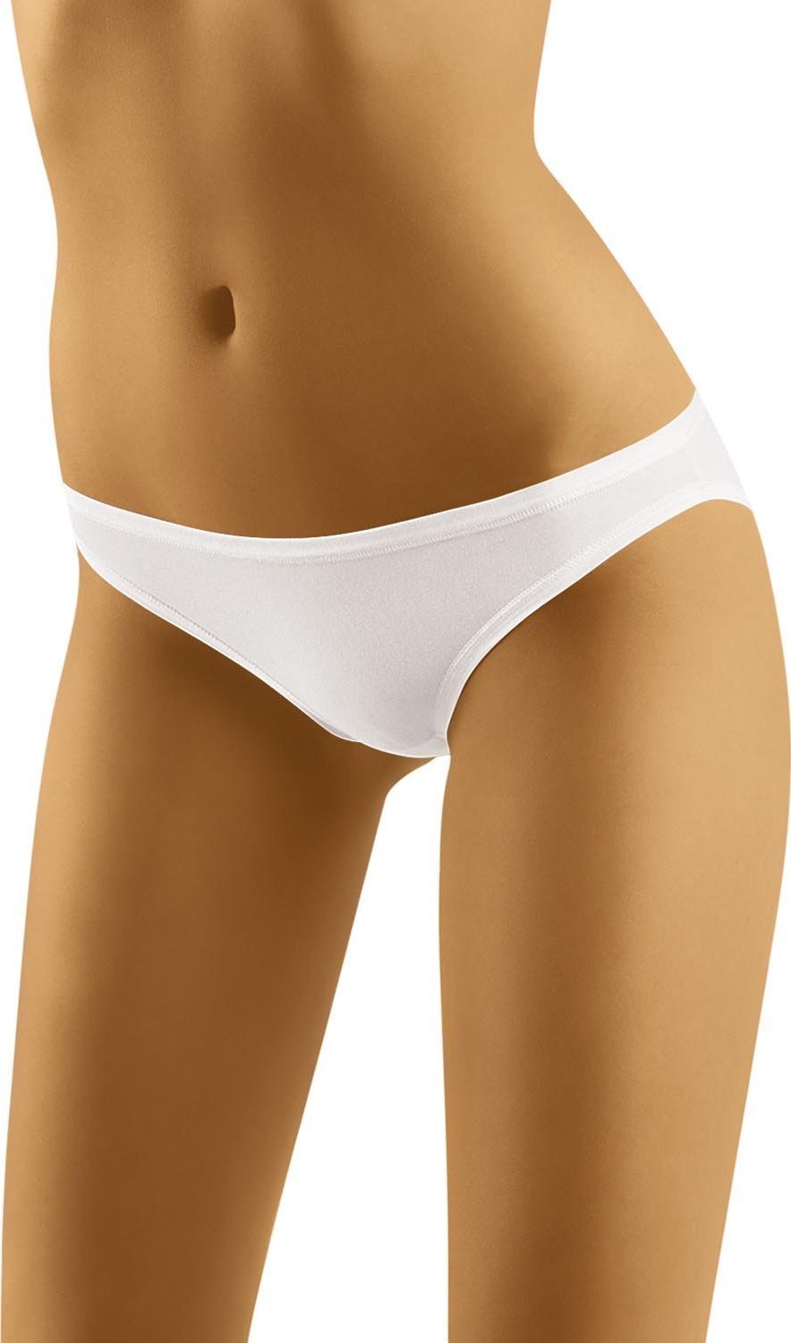 Wolbar Wol-Bar Soft Mild biały M Majtki figi