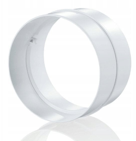 Łącznik kanału okrągłego fi 125mm biały KO125-2