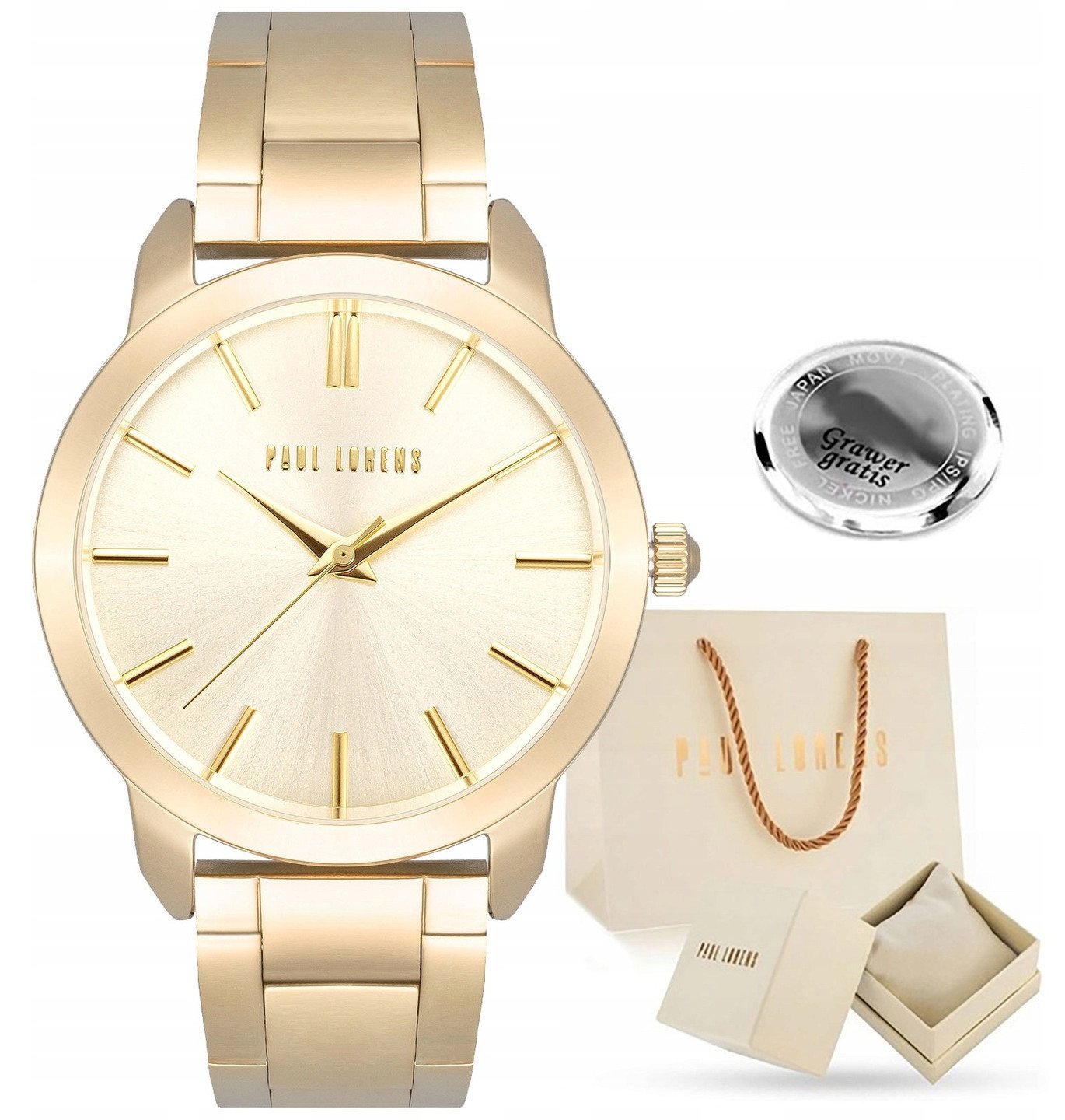 Zegarek damski Paul Lorens STIVA-4D1 Z GRAWEREM