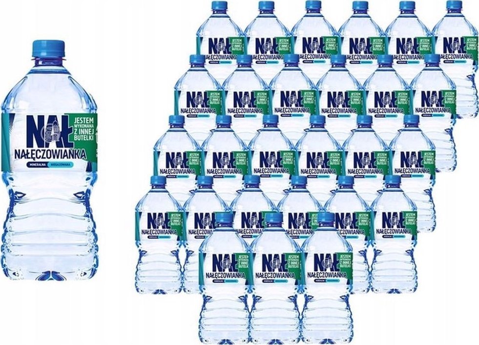Woda Nałęczowianka Naturalna woda mineralna niegazowana 1 l x 27 sztuk